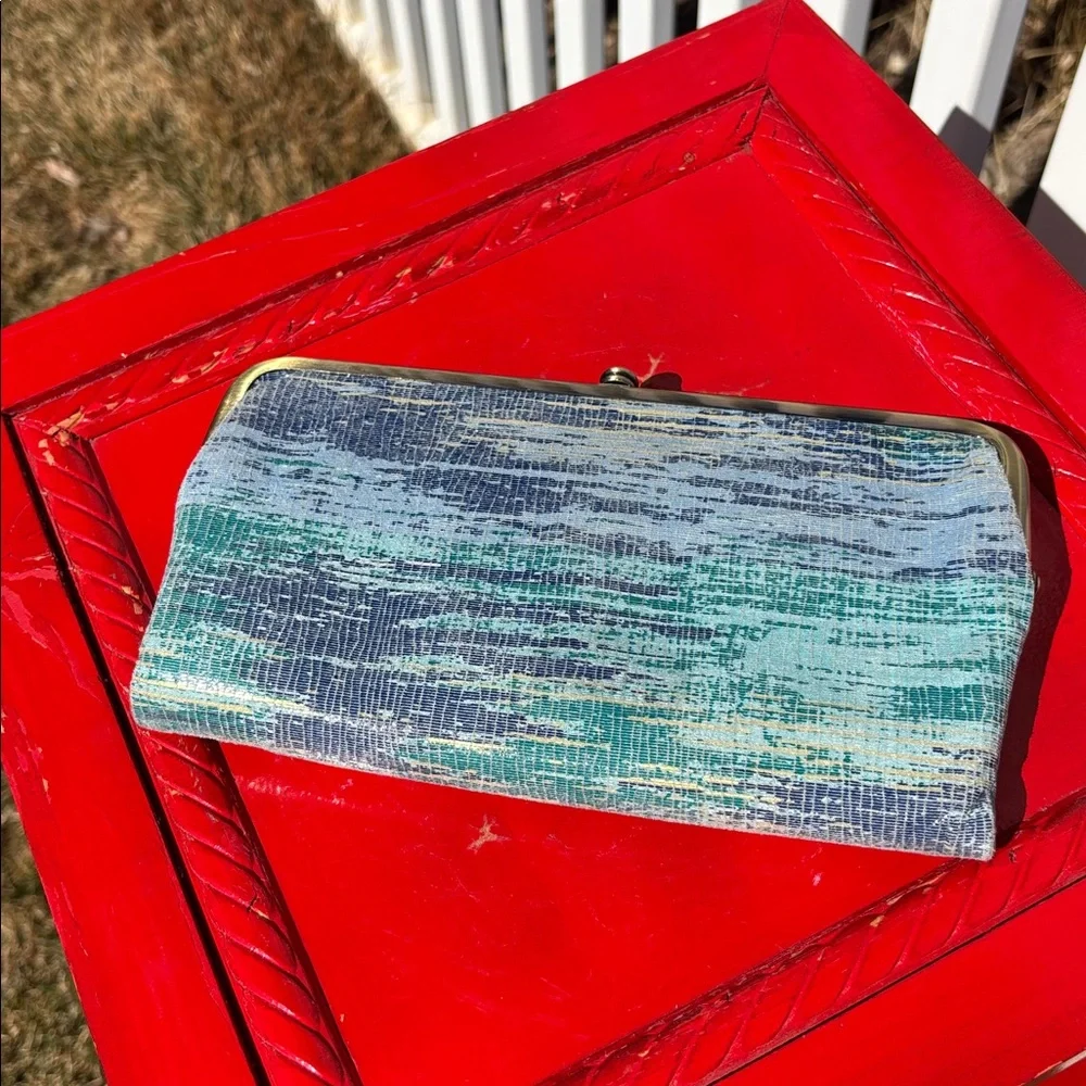 Hobo Double Click Wallet, Never Used, 8 1/4” x 4”